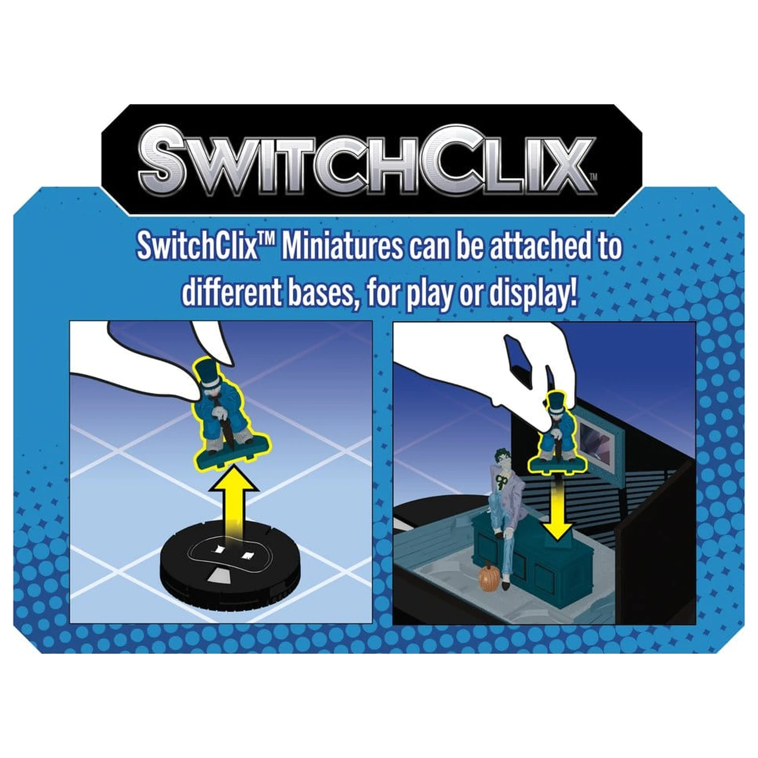 DC HeroClix SwitchClix Minifiguren mit Basis The Long Halloween Team Basis 23 cm Produktfoto