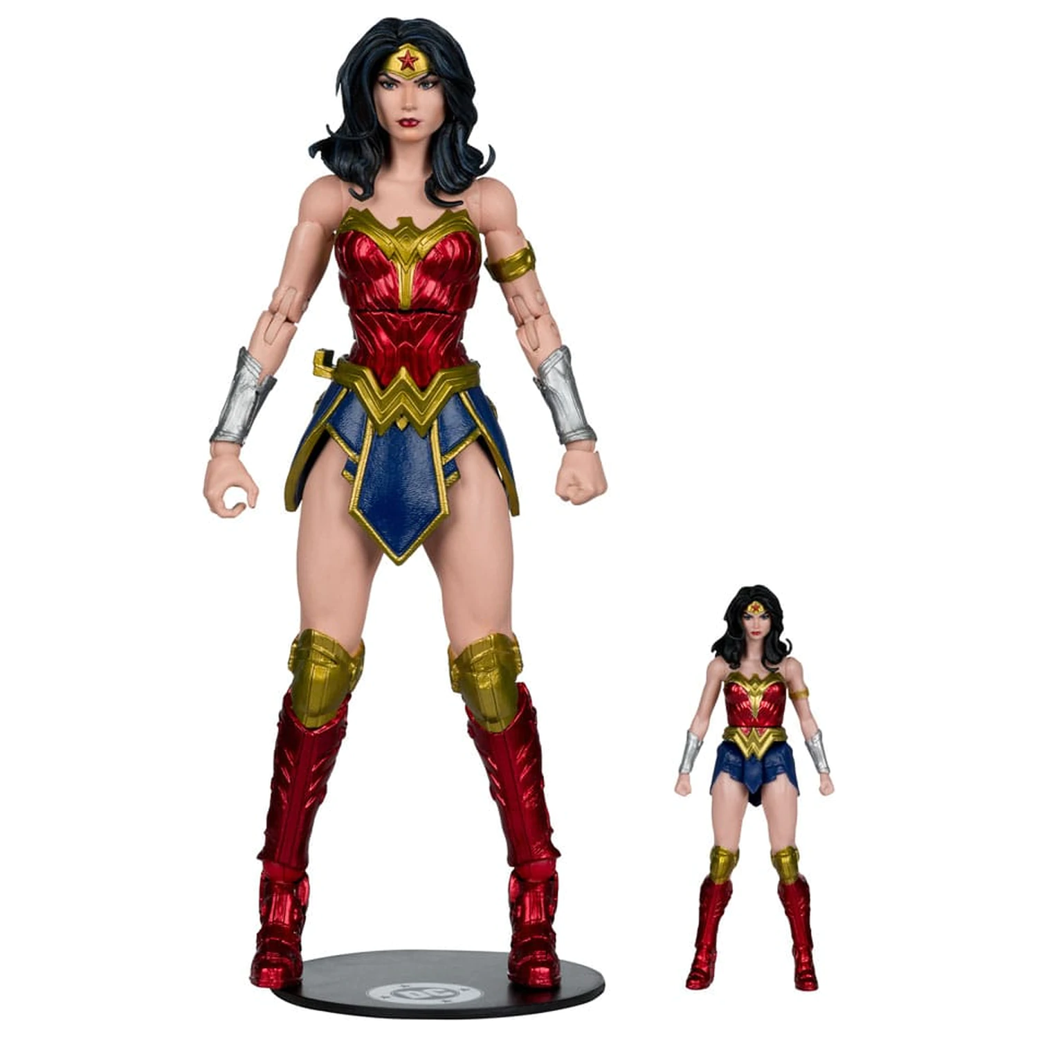 DC Justice League Monsterverse DC Multiverse Action-Figuren 2er-Pack Wonder Woman Vs. Atomic Blast Godzilla 18 cm Produktfoto