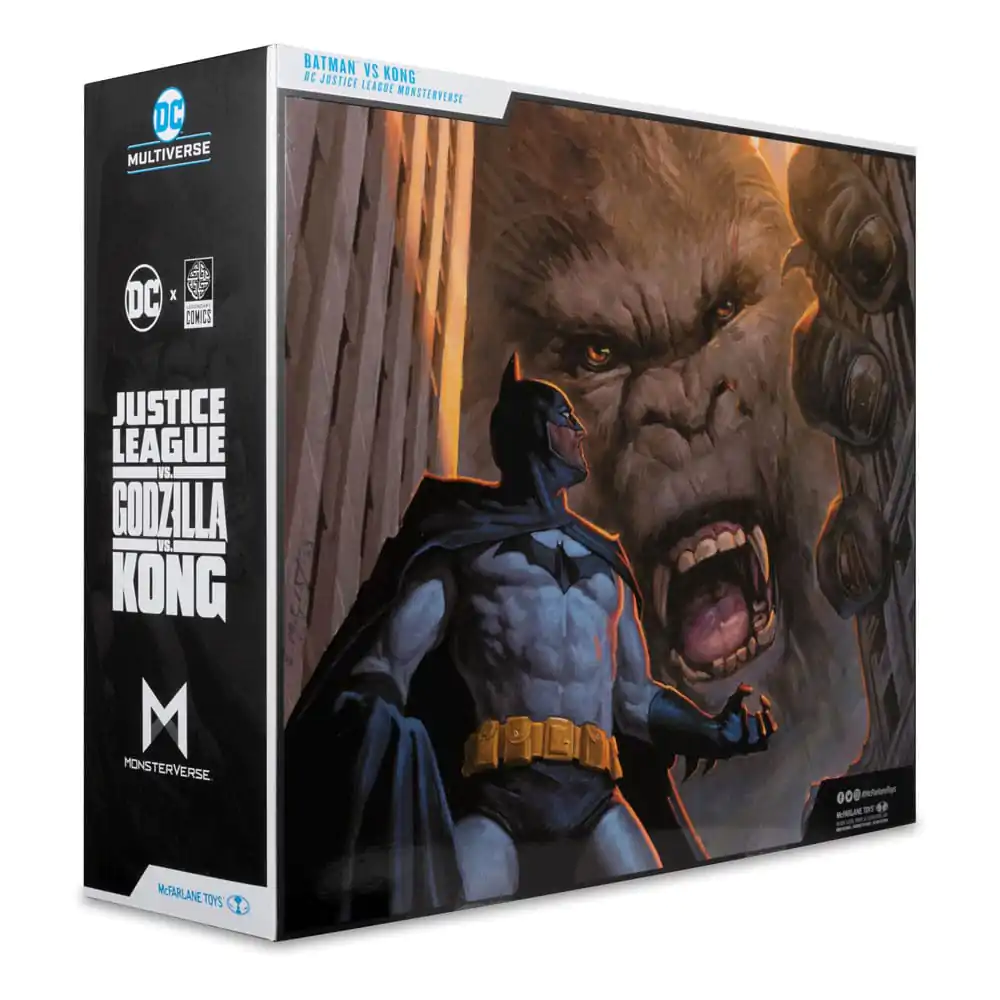 DC Justice League Monsterverse DC Multiverse Actionfiguren 2er-Pack Batman & Kong 29 cm Produktfoto