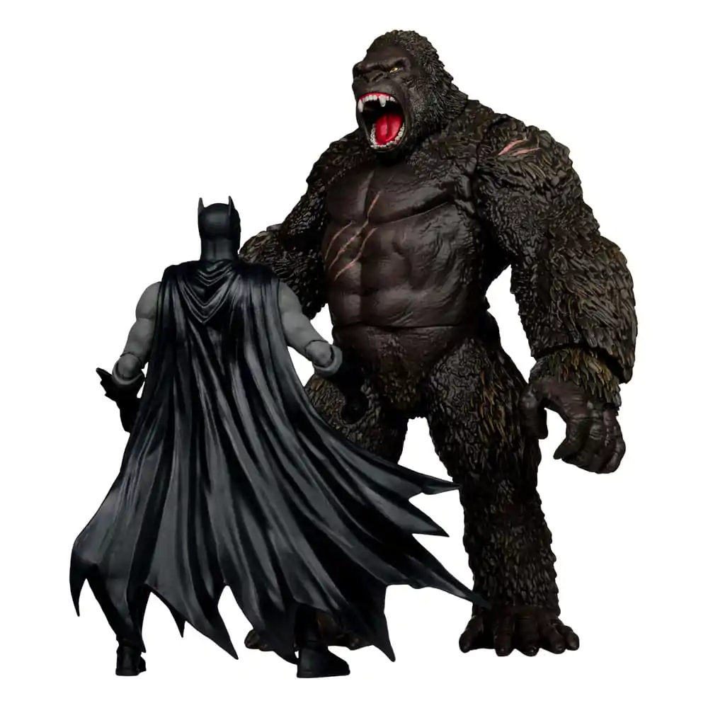 DC Justice League Monsterverse DC Multiverse Actionfiguren 2er-Pack Batman & Kong 29 cm Produktfoto