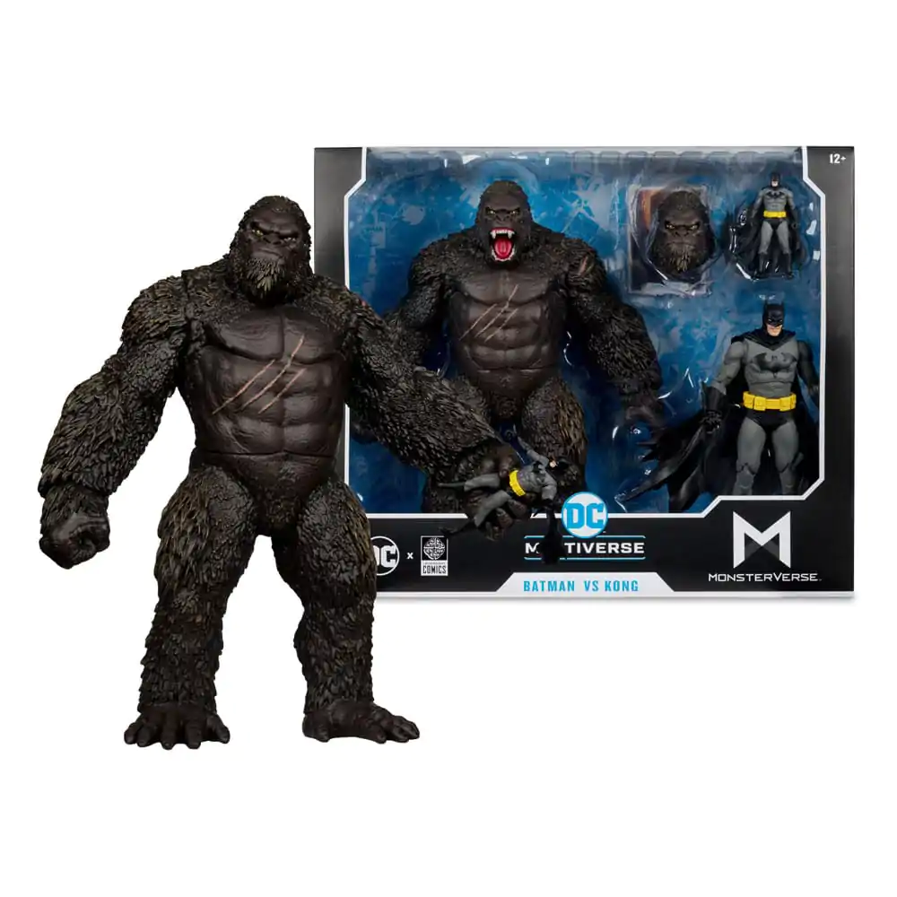 DC Justice League Monsterverse DC Multiverse Actionfiguren 2er-Pack Batman & Kong 29 cm Produktfoto