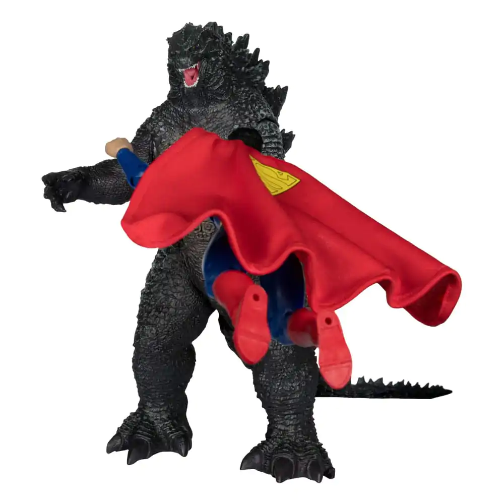 DC Justice League Monsterverse DC Multiverse Actionfiguren 2er-Pack Superman Vs. Godzilla 30 cm Produktfoto