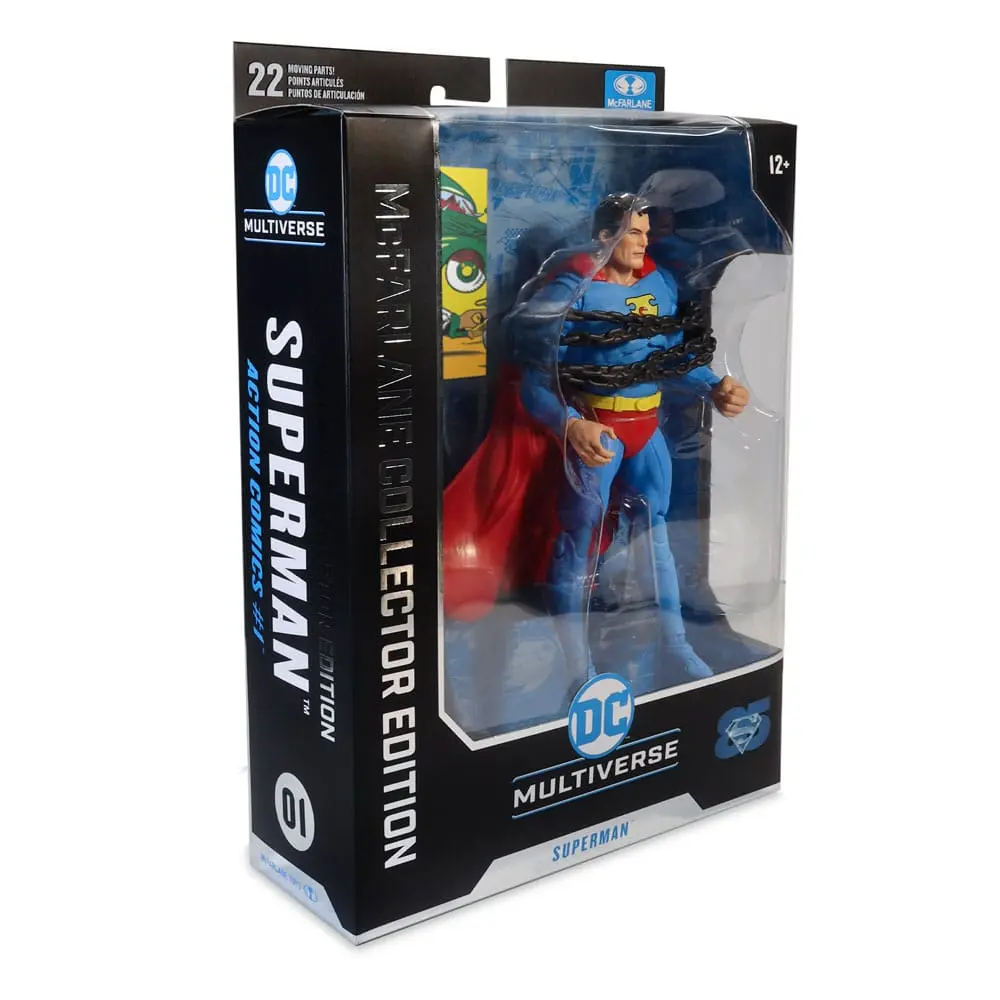 DC McFarlane Collector Edition Actionfigur Superman (Action Comics #1) 18 cm Produktfoto