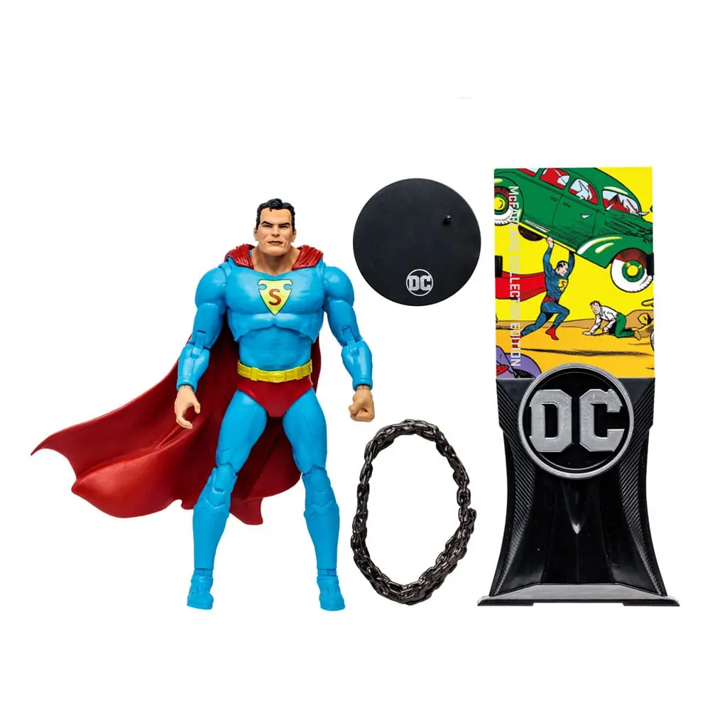 DC McFarlane Collector Edition Actionfigur Superman (Action Comics #1) 18 cm Produktfoto