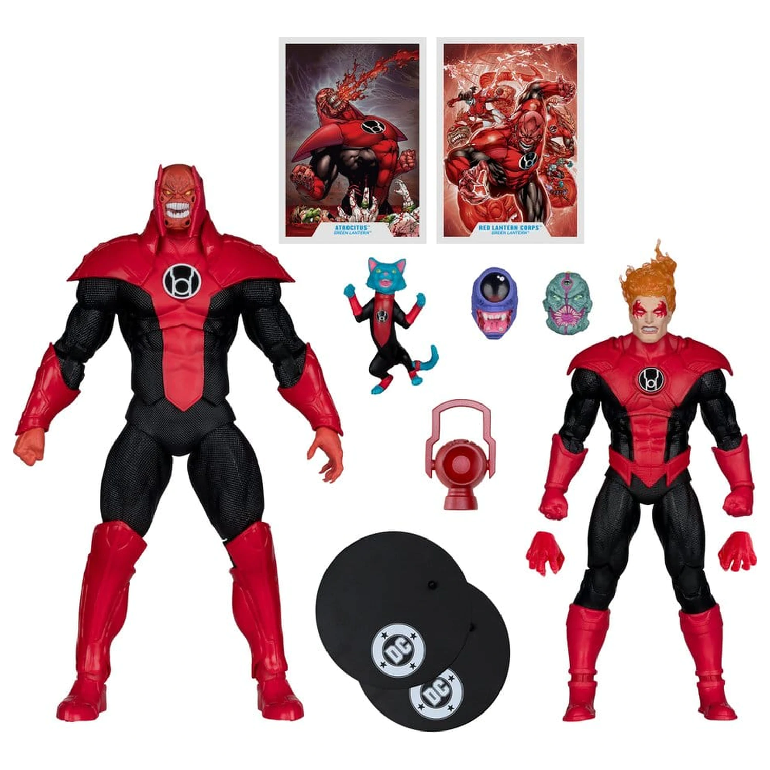 DC Multiverse Actionfiguren 2er-Pack Atrocitus and Red Lantern Corps (Green Lantern) 18 cm Produktfoto