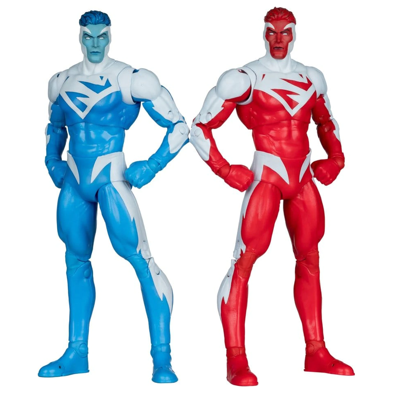 DC Multiverse Actionfiguren 2er-Pack Superman Blue vs. Superman Red (Gold Label) 18 cm Produktfoto