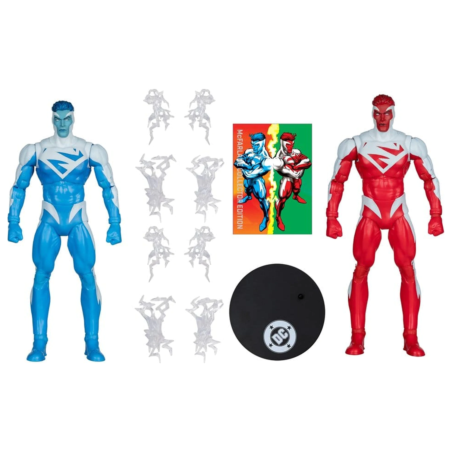DC Multiverse Actionfiguren 2er-Pack Superman Blue vs. Superman Red (Gold Label) 18 cm Produktfoto
