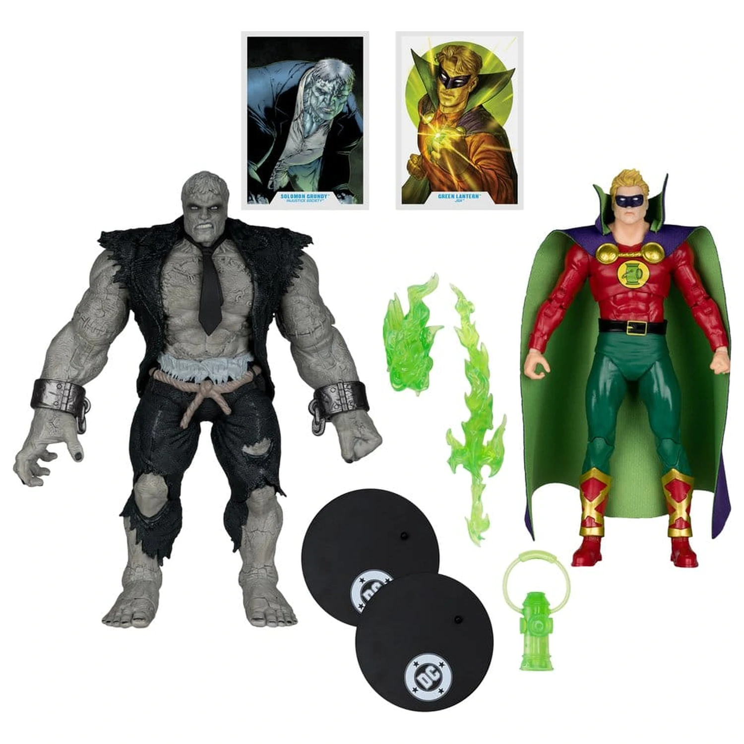 DC Multiverse Action Figuren 2er-Pack Solomon Grundy vs Green Lantern Produktfoto