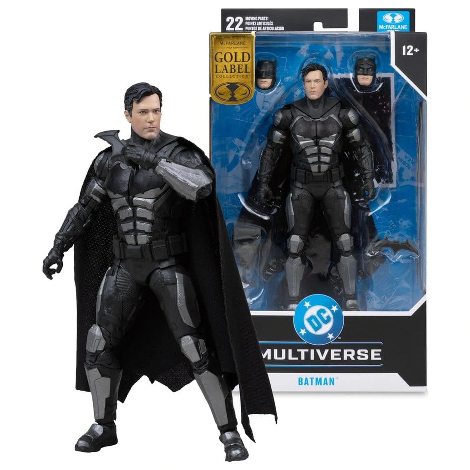DC Multiverse Actionfigur Batman (Justice League) (Gold Label) 18 cm Produktfoto