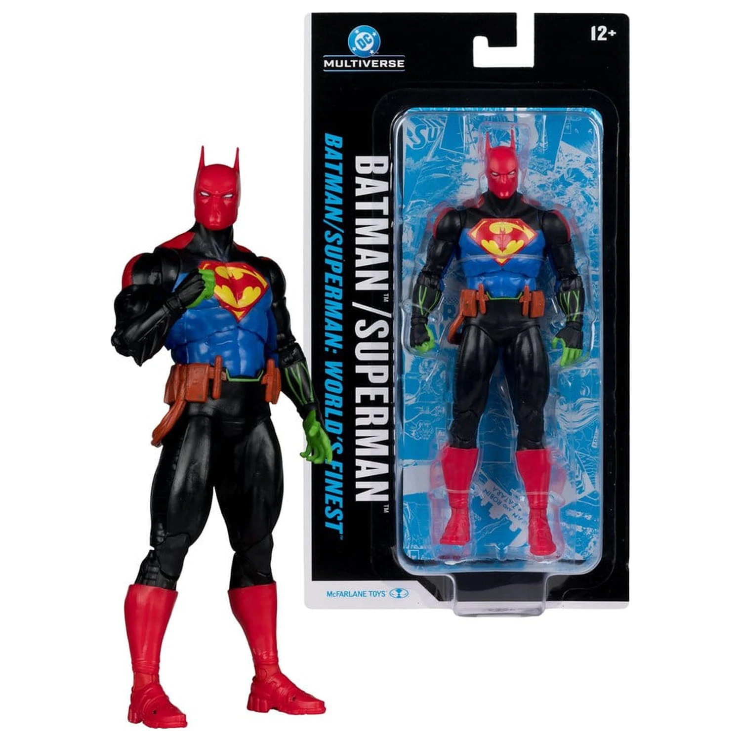 DC Multiverse Actionfigur Batman (Superman World's Finest) 18 cm Produktfoto