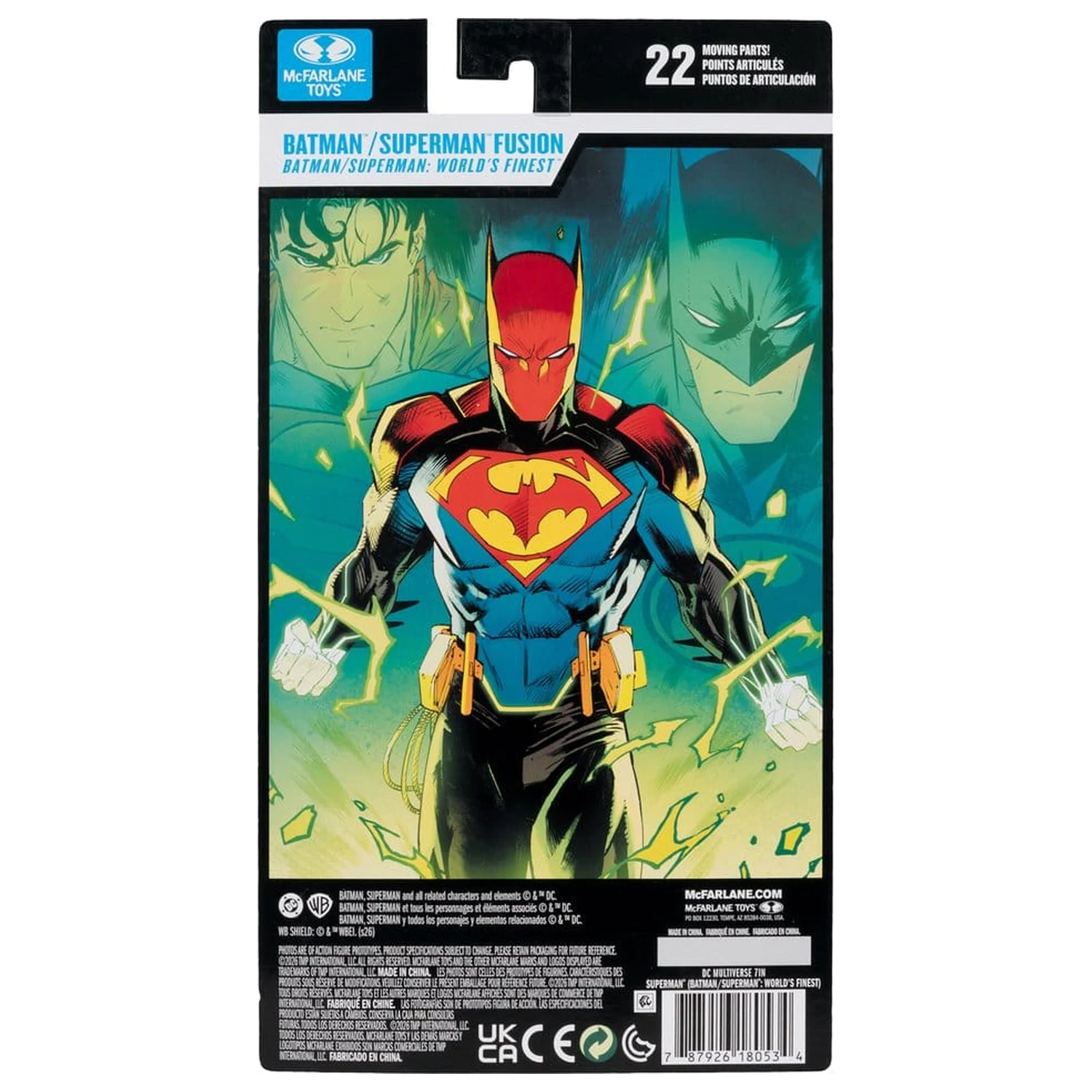 DC Multiverse Actionfigur Batman (Superman World's Finest) 18 cm Produktfoto