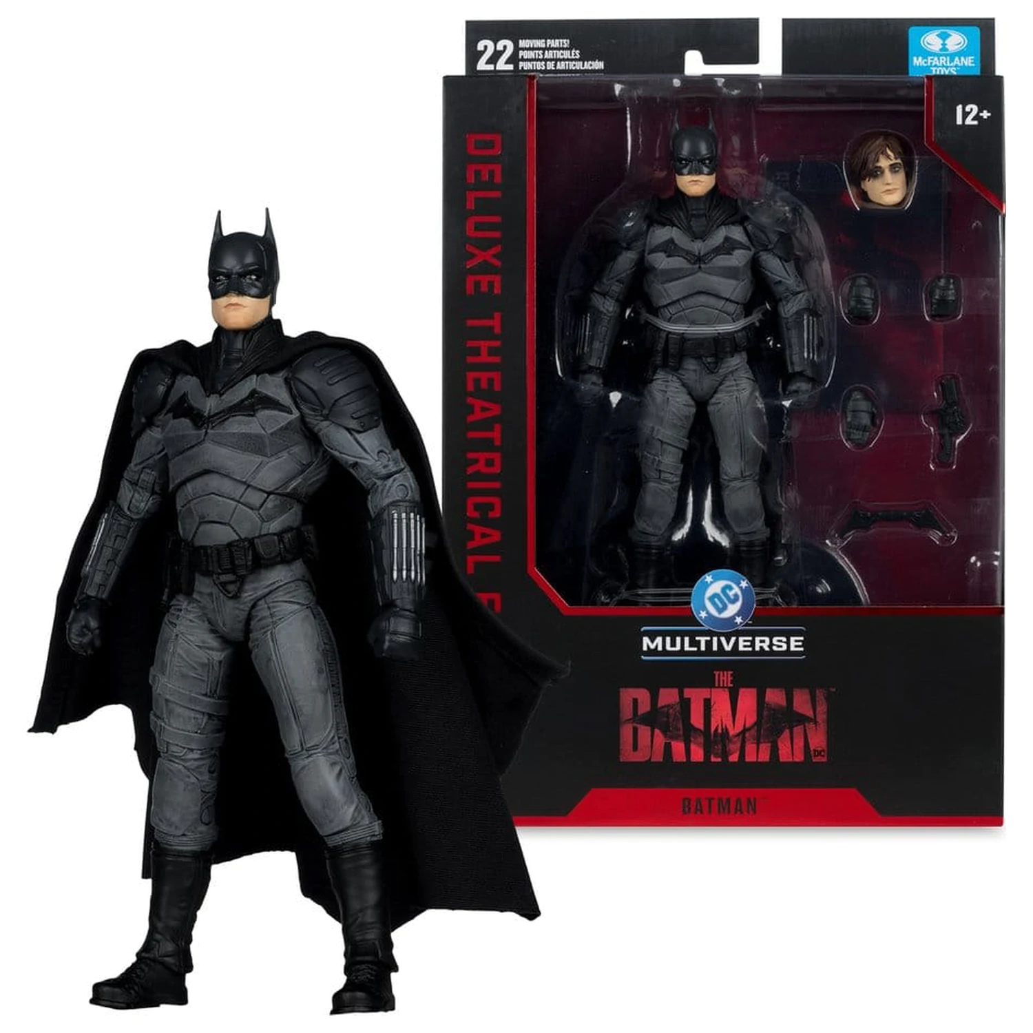 DC Multiverse Actionfigur Batman (The Batman) Deluxe Theatrical Edition 18 cm Produktfoto