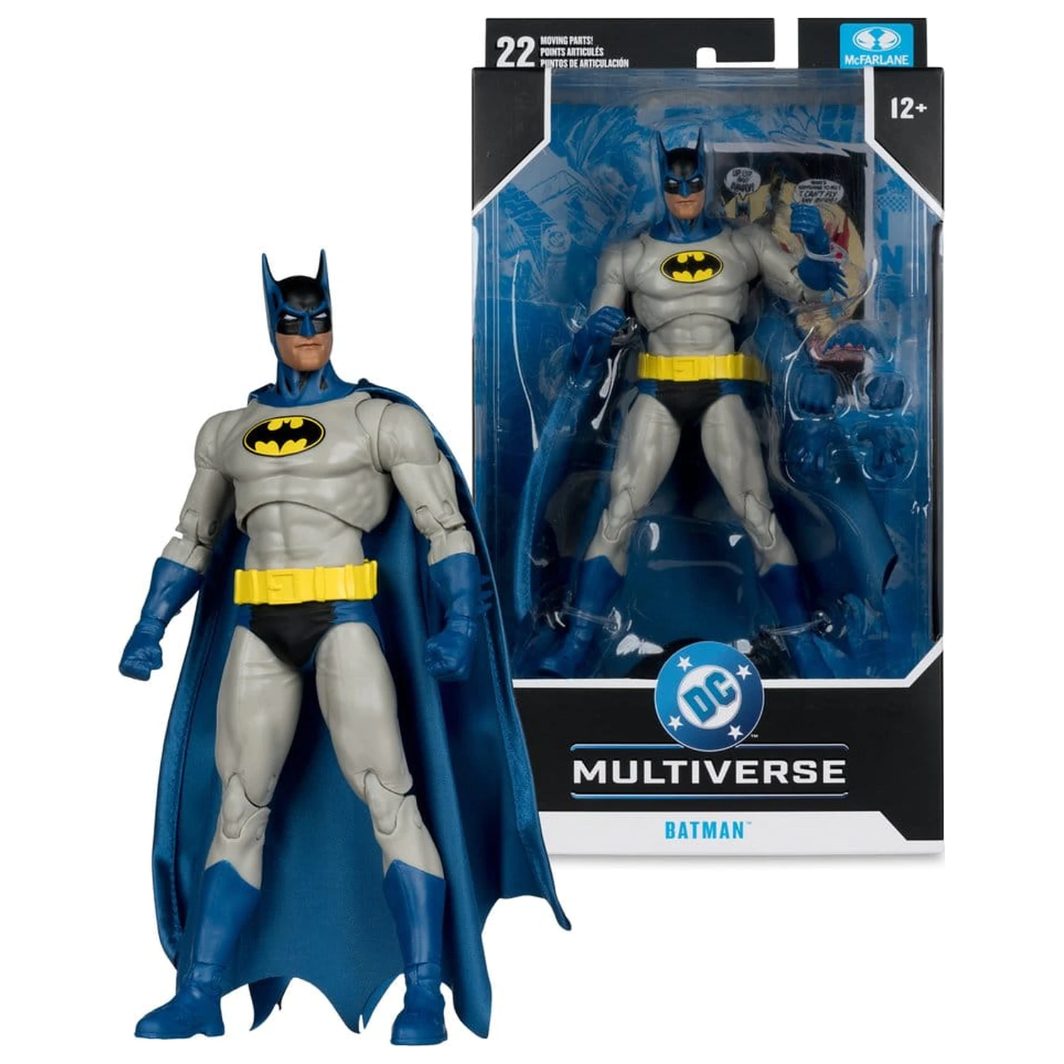 DC Multiverse Actionfigur Batman (World's Finest) 19 cm Produktfoto