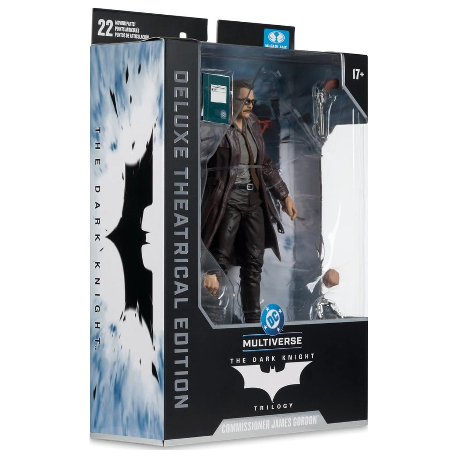 DC Multiverse Actionfigur Commissioner James Gordon (The Dark Knight Trilogy) Deluxe Theatrical Edition 18 cm Produktfoto