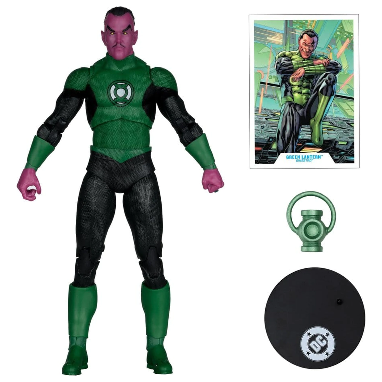 DC Multiverse Actionfigur Green Lantern Sinestro (Green Lantern Corps 1) 18 cm Produktfoto
