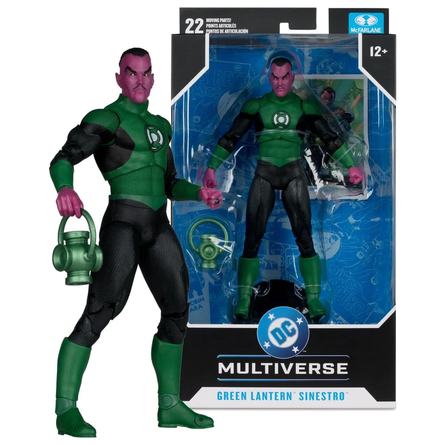 DC Multiverse Actionfigur Green Lantern Sinestro (Green Lantern Corps 1) 18 cm Produktfoto
