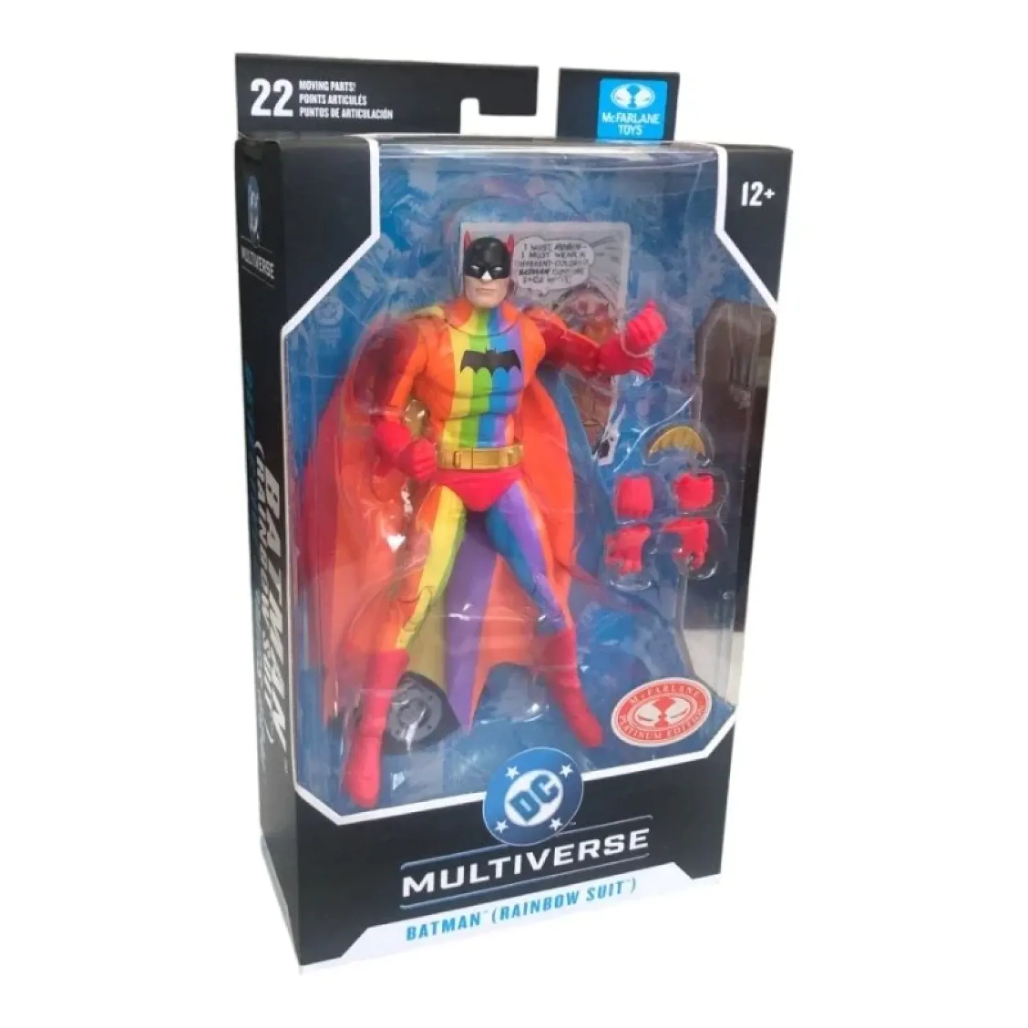 DC Multiverse Action-Figur Rainbow Batman (CHASE) 18 cm Produktfoto