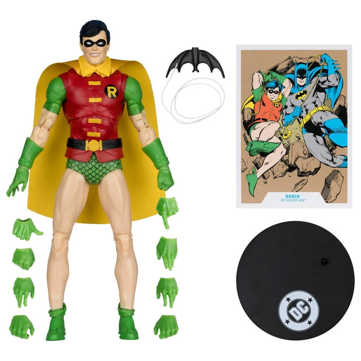 DC Multiverse Action Figur Robin (Silver Age) (Gold Label) 17 cm Produktfoto