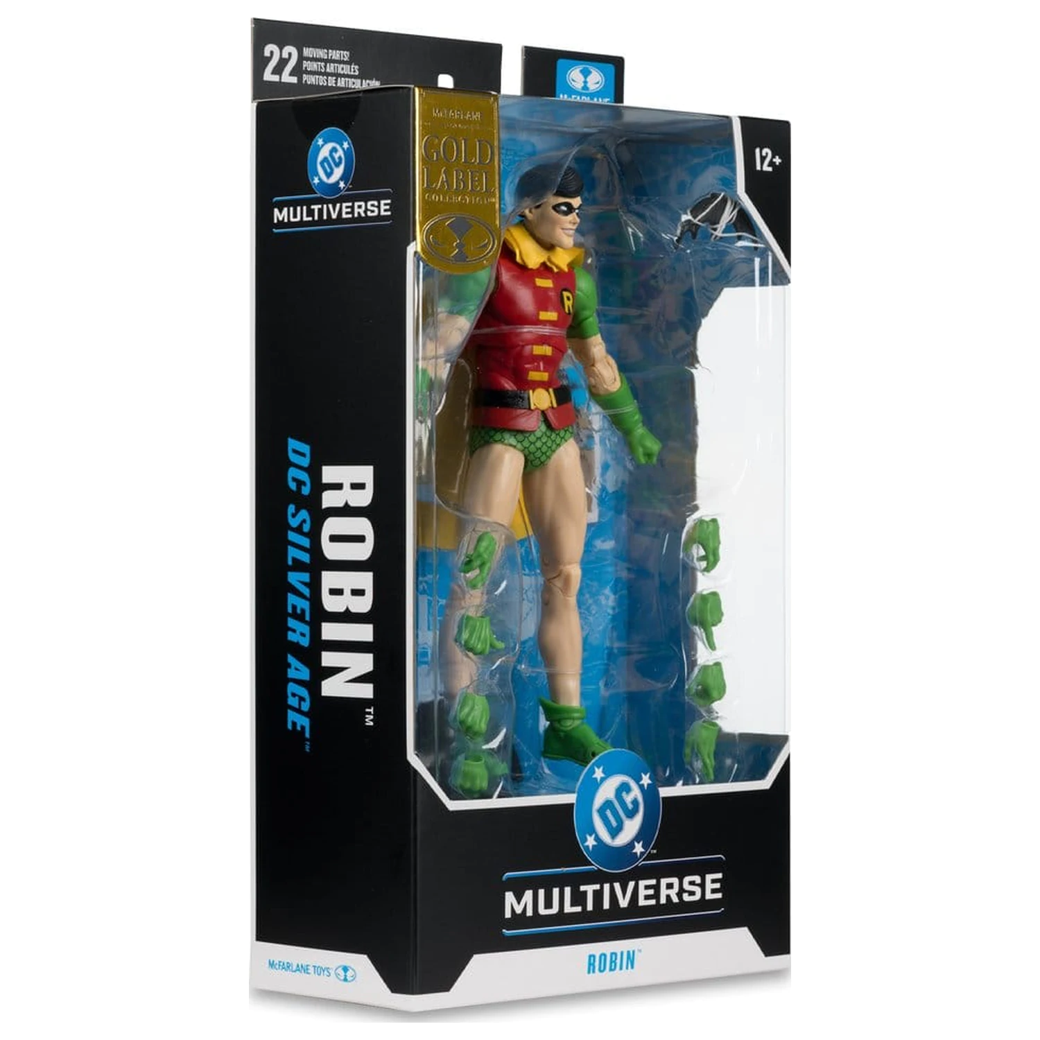 DC Multiverse Action Figur Robin (Silver Age) (Gold Label) 17 cm Produktfoto