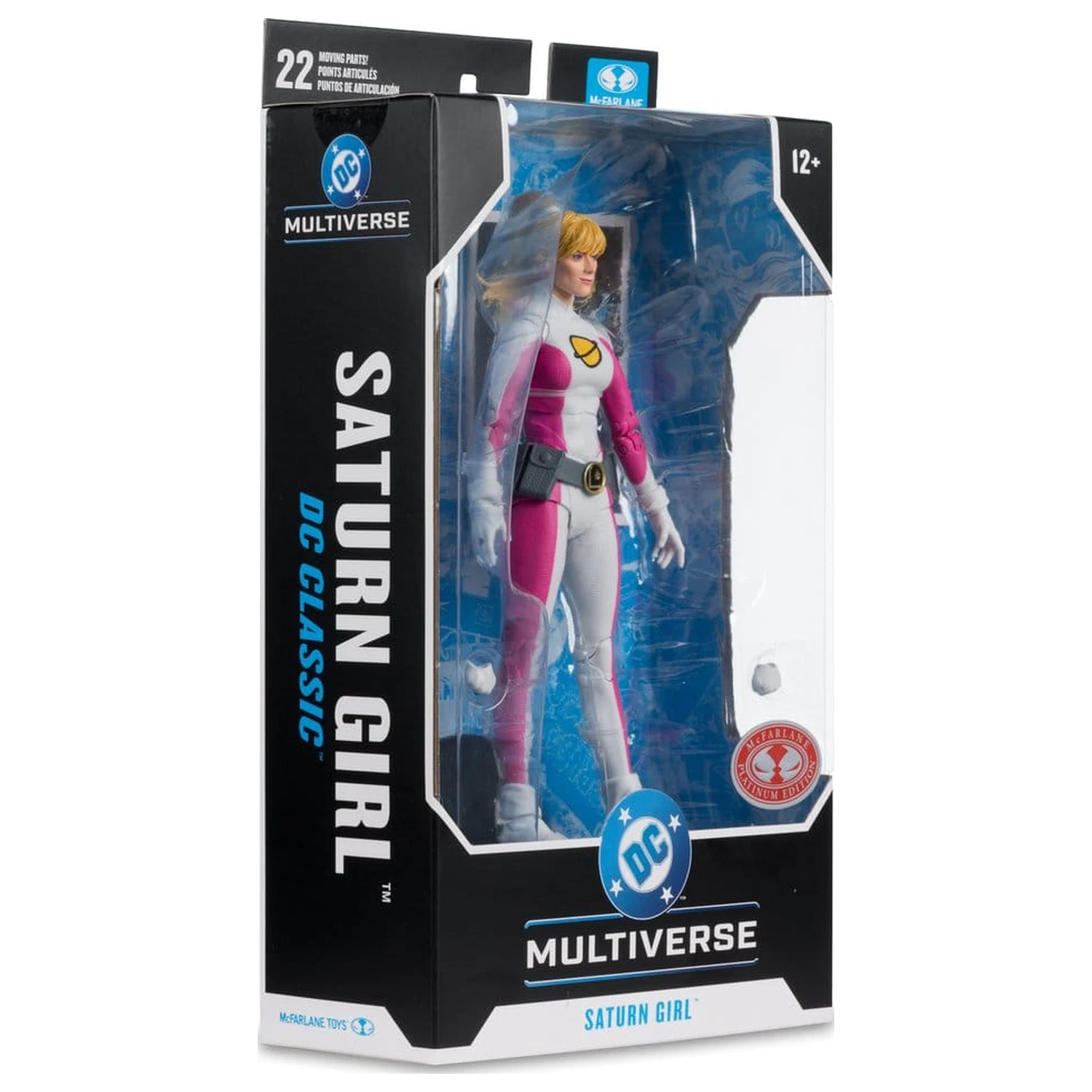 DC Multiverse Actionfigur Saturn Girl (DC Classic) (Red Platinum Edition) 18 cm Produktfoto