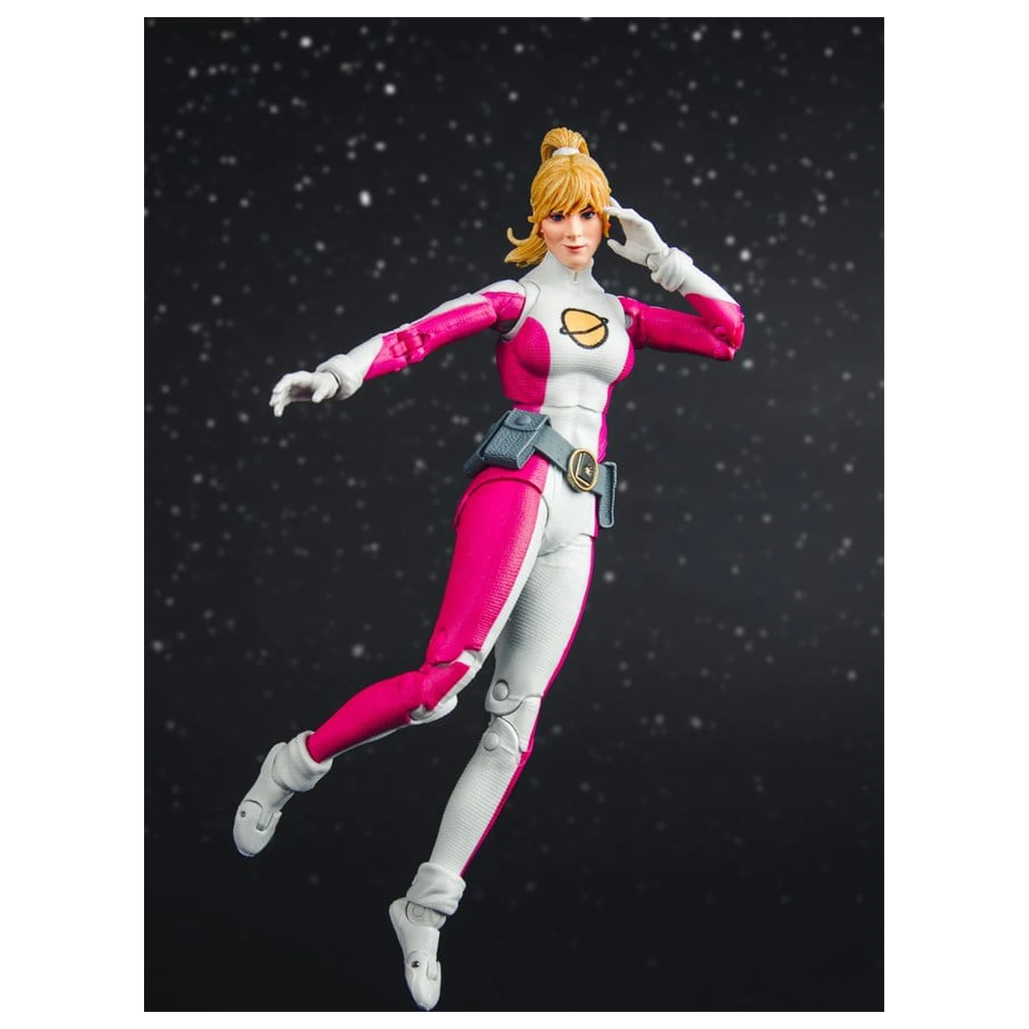 DC Multiverse Actionfigur Saturn Girl (DC Classic) (Red Platinum Edition) 18 cm Produktfoto