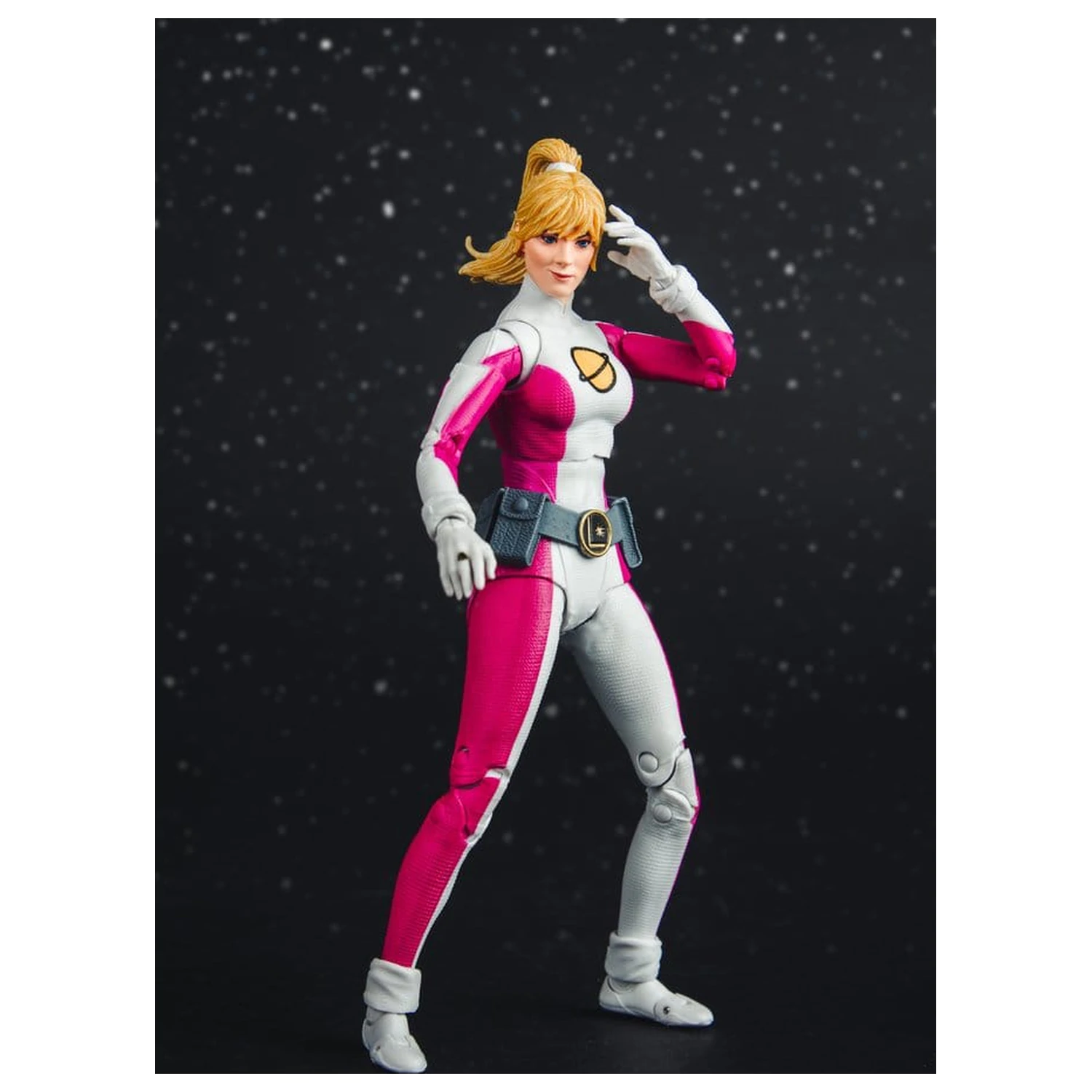 DC Multiverse Actionfigur Saturn Girl (DC Classic) (Red Platinum Edition) 18 cm Produktfoto