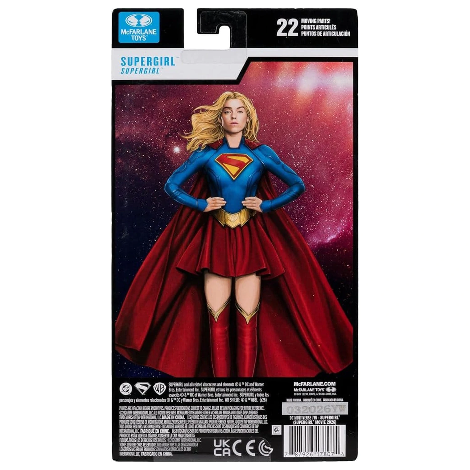 DC Multiverse Actionfigur Supergirl (Hero Costume) (Supergirl Movie 2026) 18 cm Produktfoto