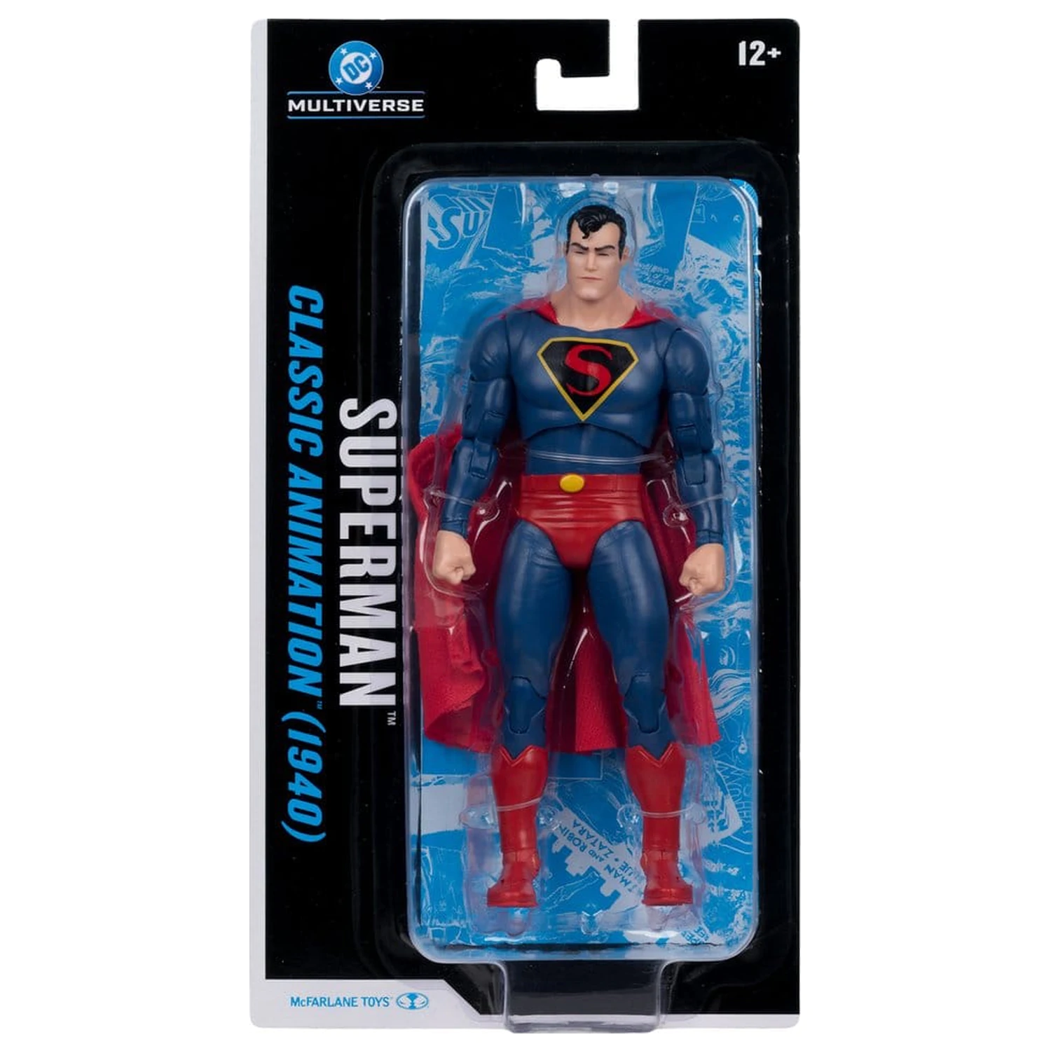 DC Multiverse Action Figur Superman (Classic Animation 1940) 19 cm Produktfoto