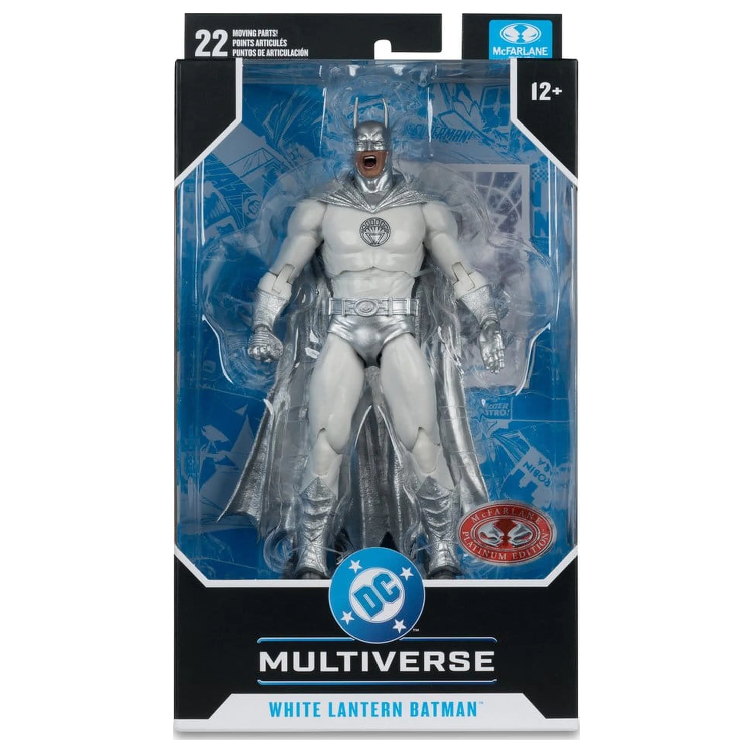 DC Multiverse Actionfigur White Lantern Batman (Brightest Day) (Red Platinum Edition) 18 cm Produktfoto