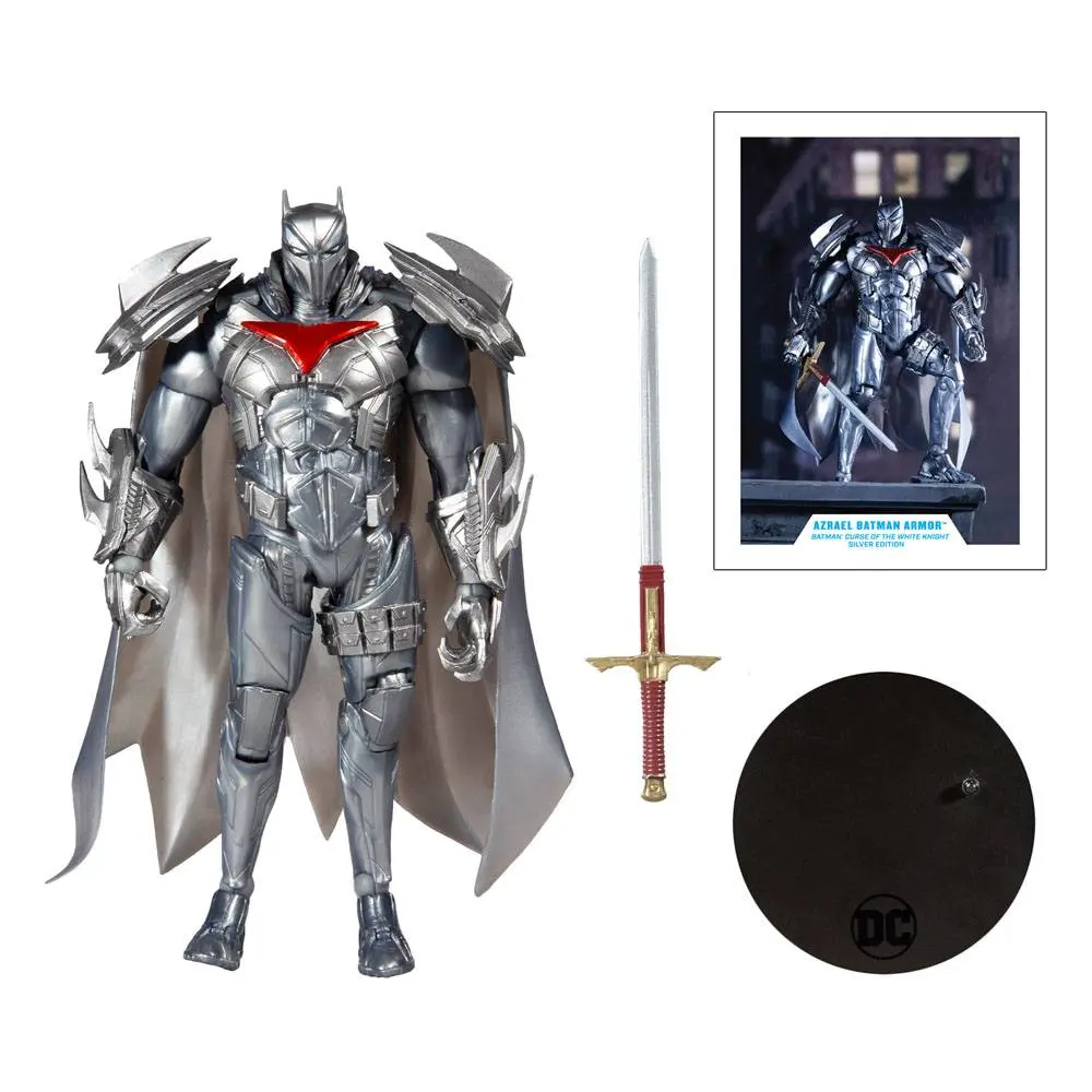 DC Multiverse Actionfigur Azrael Batman Armor (Batman: Curse of the White Knight) Gold Label 18 cm Produktfoto