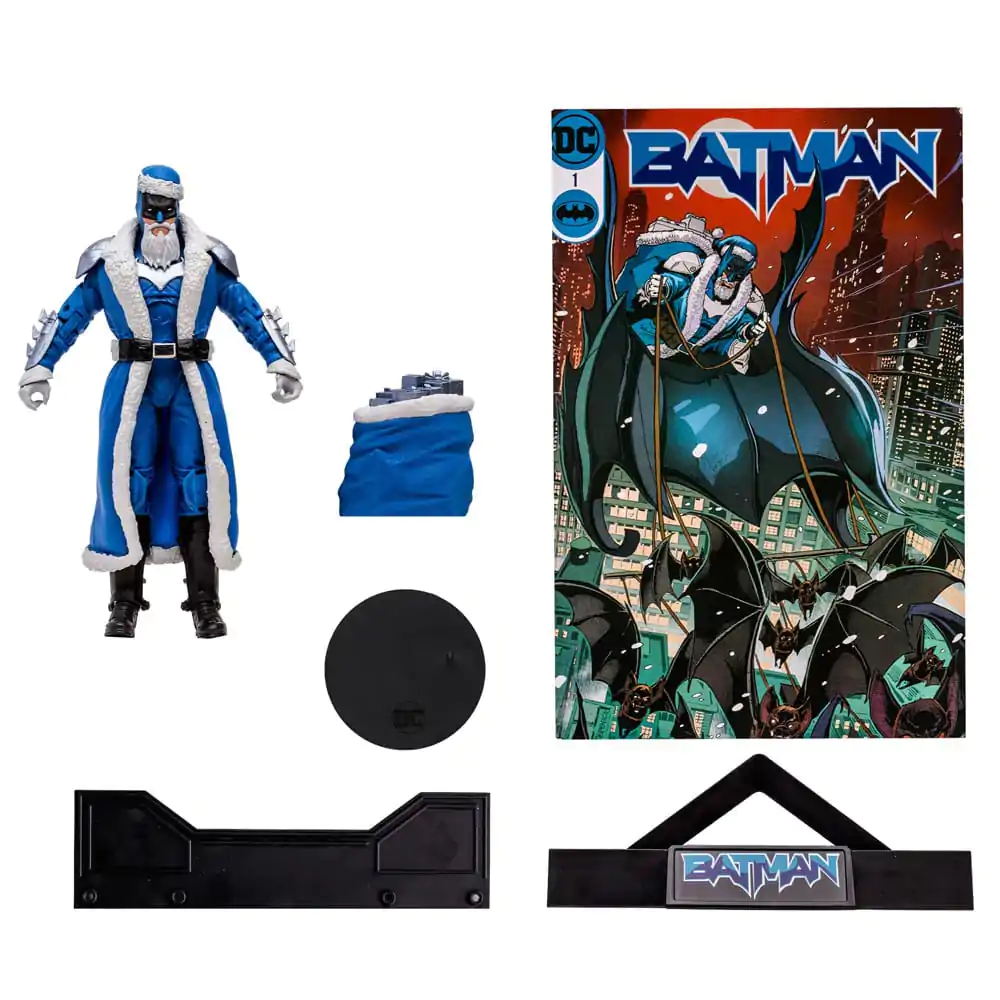 DC Multiverse Actionfigur Bat Santa (Blue Variant)(Gold Label) 18 cm Produktfoto