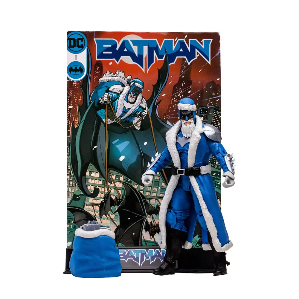 DC Multiverse Actionfigur Bat Santa (Blue Variant)(Gold Label) 18 cm Produktfoto