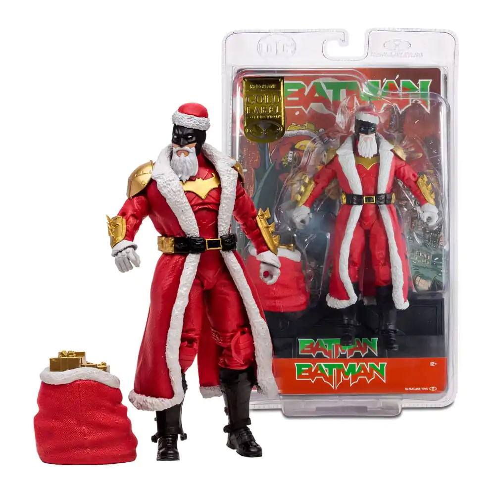 DC Multiverse Actionfigur Bat Santa (Red Variant) (Gold Label) 18 cm Produktfoto