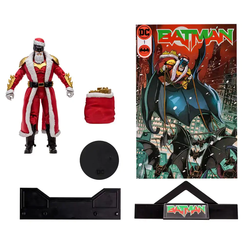 DC Multiverse Actionfigur Bat Santa (Red Variant) (Gold Label) 18 cm Produktfoto