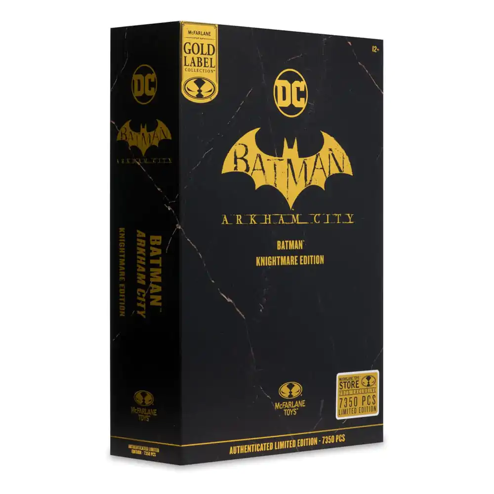 DC Multiverse Actionfigur Batman (Arkham City) Knightmare Edition (Gold Label) 19 cm Produktfoto