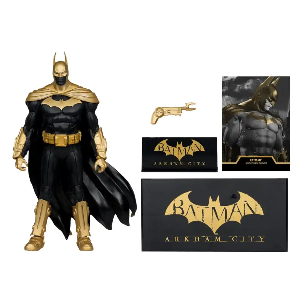 DC Multiverse Actionfigur Batman (Arkham City) Knightmare Edition (Gold Label) 19 cm Produktfoto