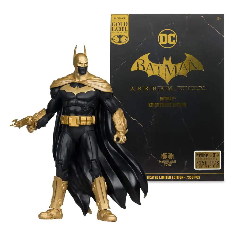 DC Multiverse Actionfigur Batman (Arkham City) Knightmare Edition (Gold Label) 19 cm Produktfoto