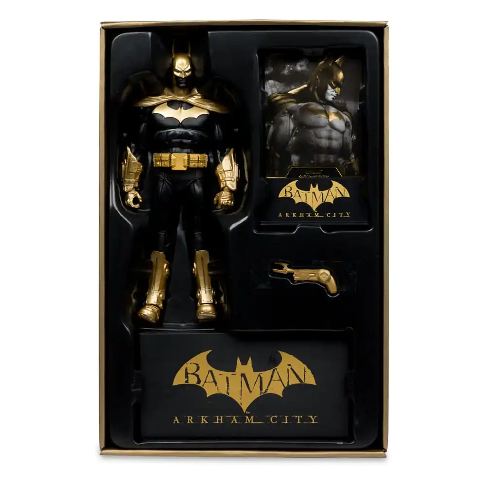 DC Multiverse Actionfigur Batman (Arkham City) Knightmare Edition (Gold Label) 19 cm Produktfoto