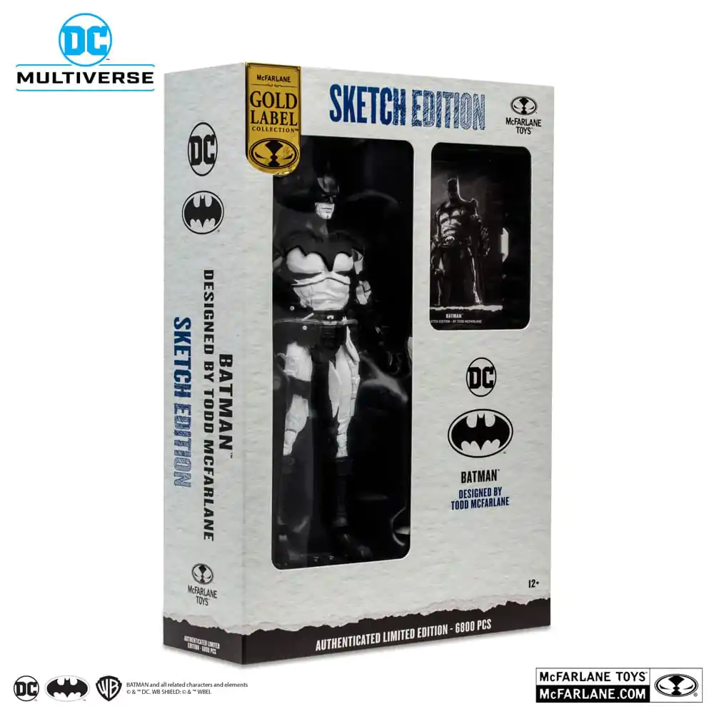 DC Multiverse Actionfigur Batman by Todd McFarlane Sketch Edition (Gold Label) 18 cm termékfotó