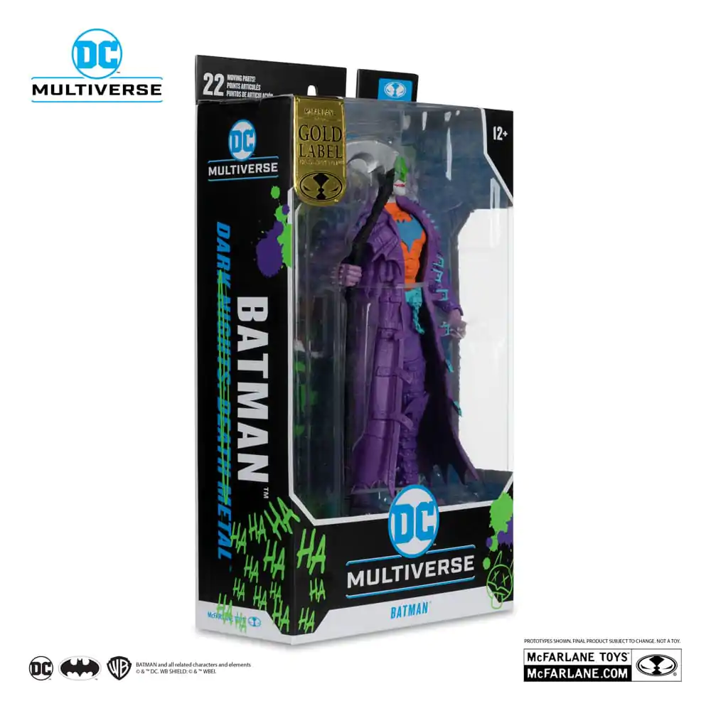 DC Multiverse Action Figur Batman (Dark Nights: Death Metal) Jokerized (Gold Label) 18 cm Produktfoto