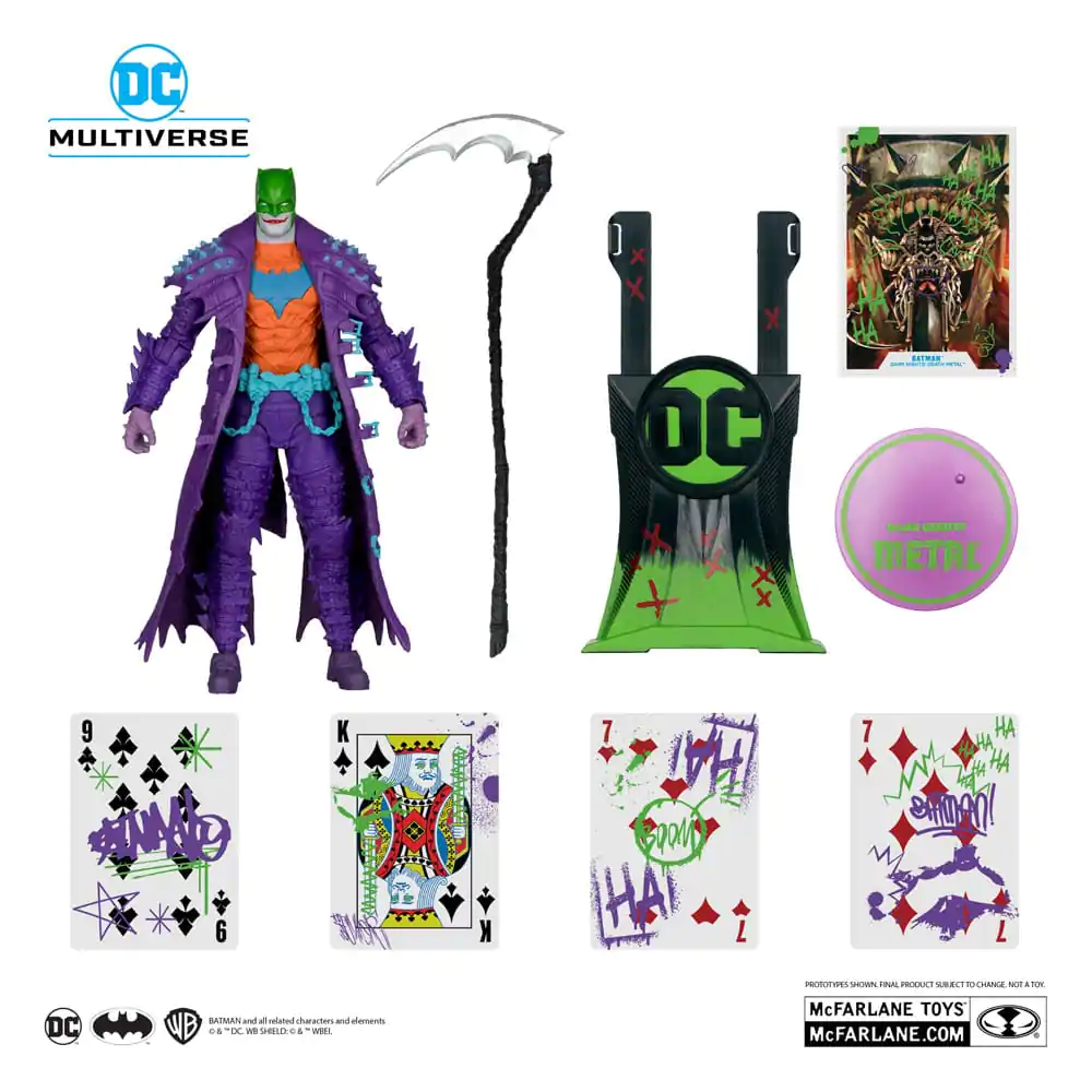 DC Multiverse Action Figur Batman (Dark Nights: Death Metal) Jokerized (Gold Label) 18 cm Produktfoto