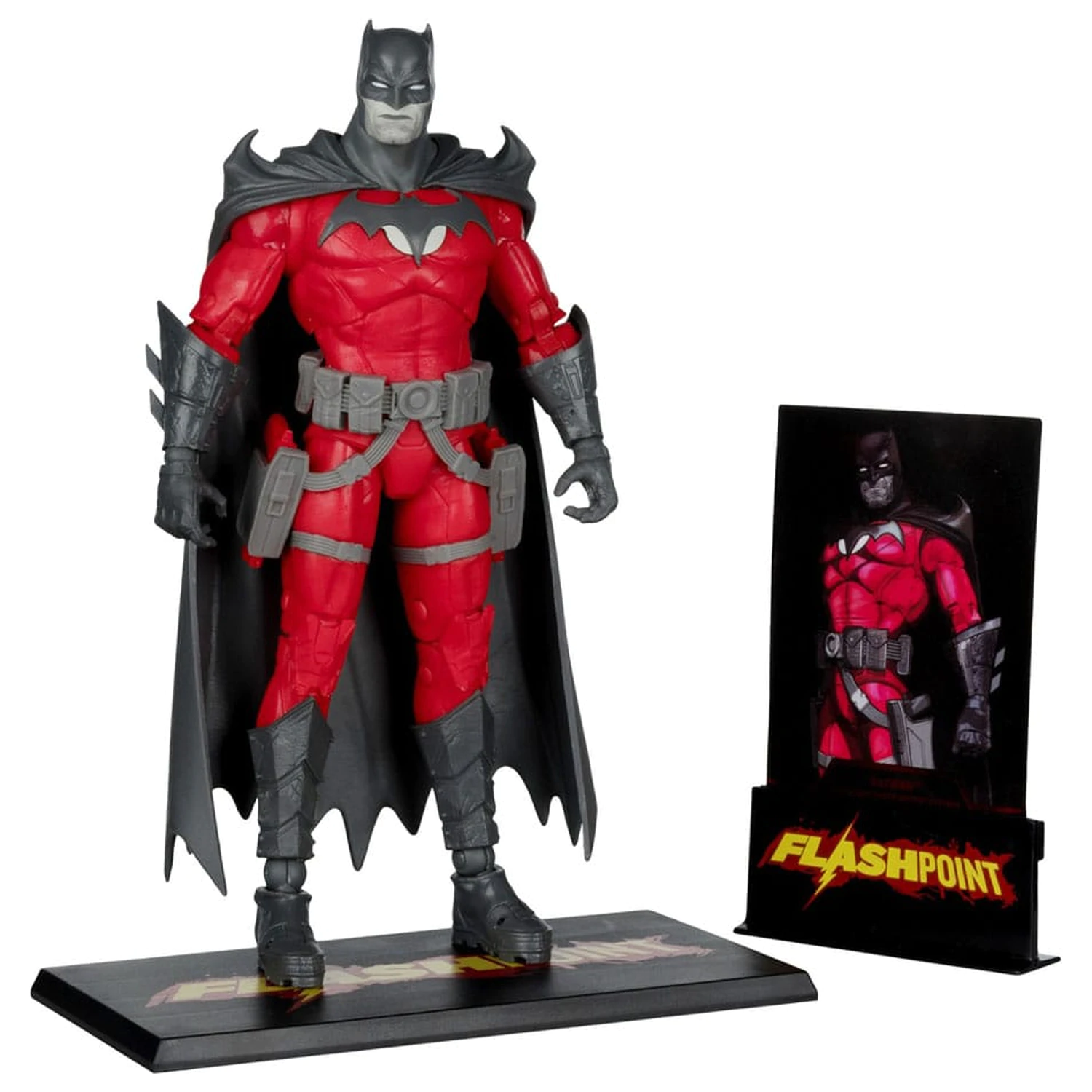 DC Multiverse Action-Figur Batman (Flashpoint) (Black & White Accent Edition) (Gold Label) 18 cm Produktfoto