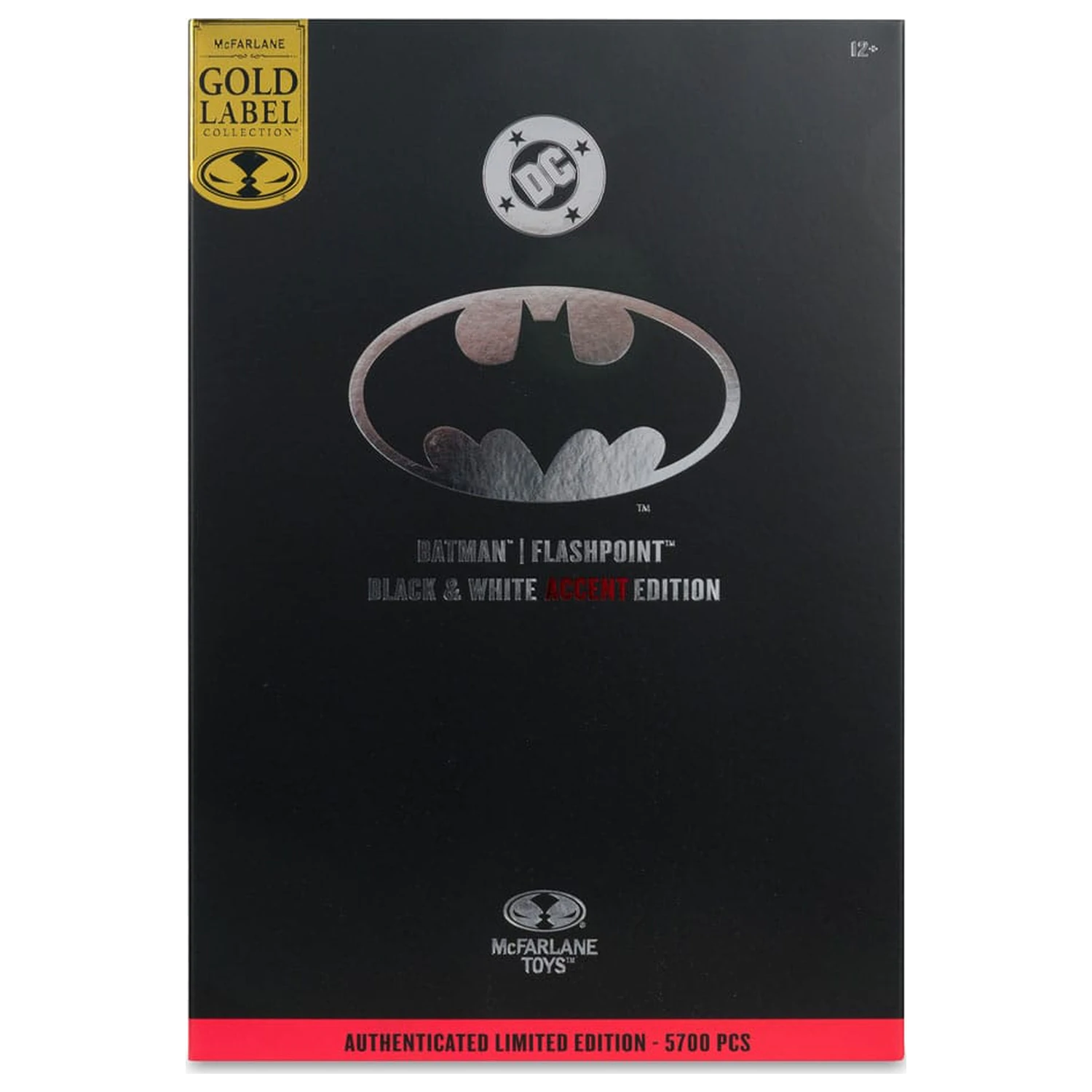 DC Multiverse Action-Figur Batman (Flashpoint) (Black & White Accent Edition) (Gold Label) 18 cm Produktfoto