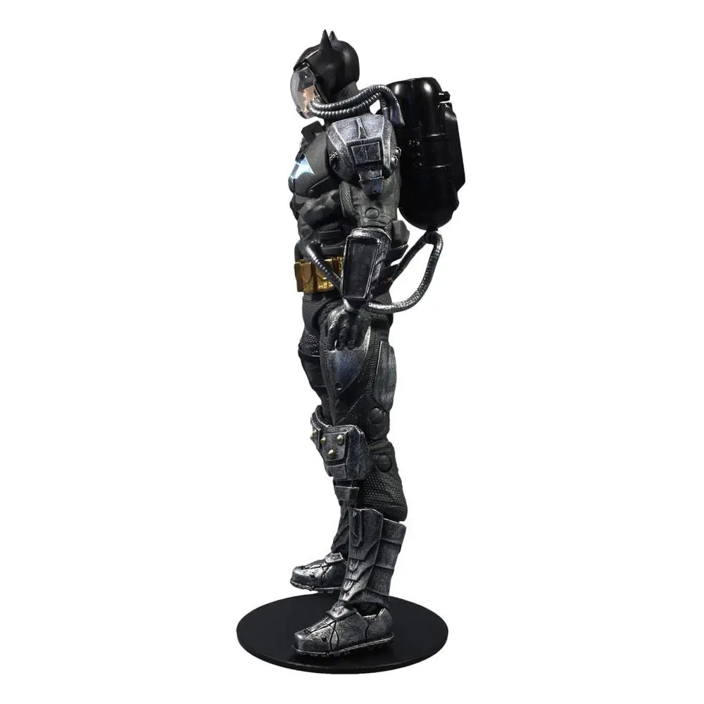 DC Multiverse Actionfigur Batman Hazmat Suit Gold Label Light Up Batman Symbol 18 cm Produktfoto