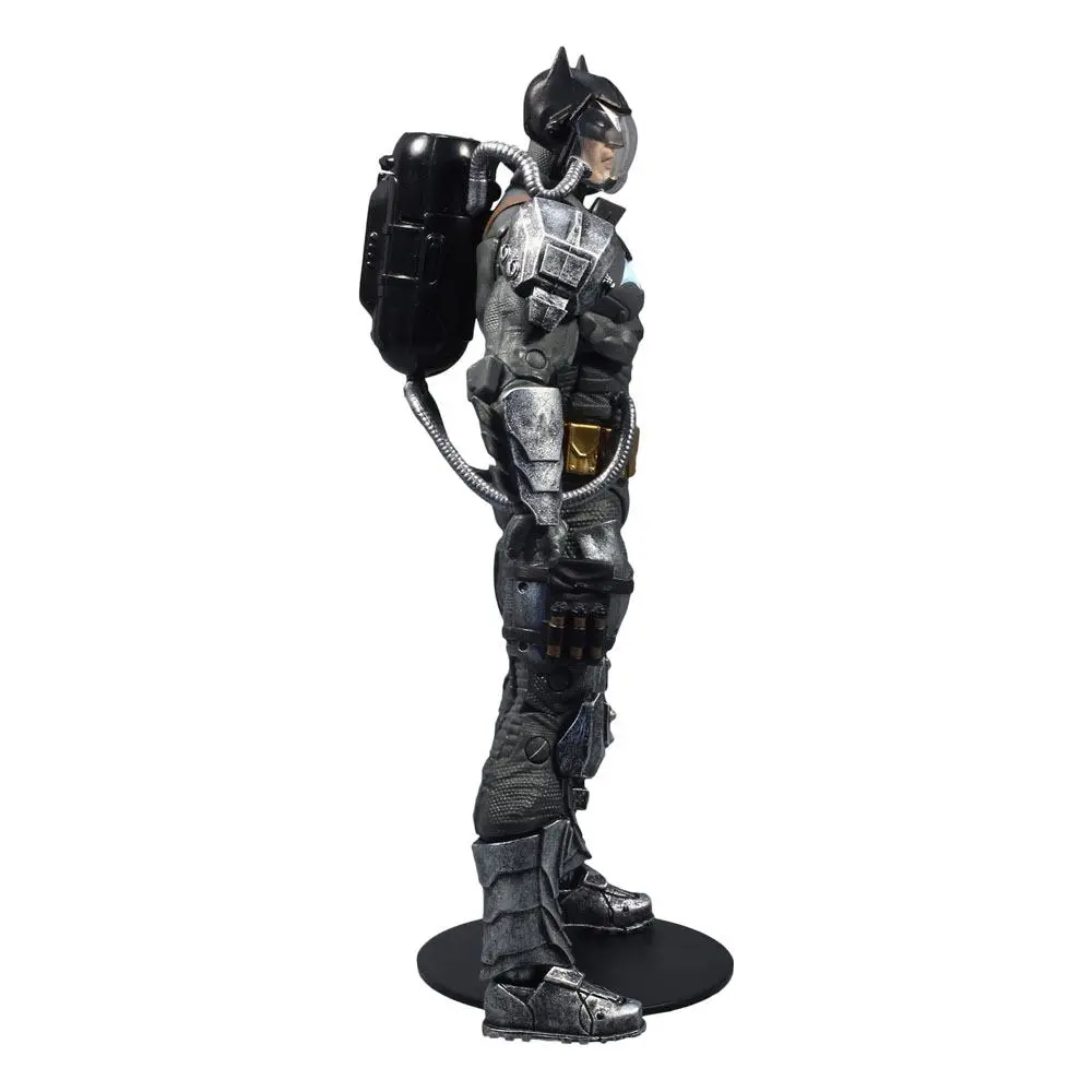 DC Multiverse Actionfigur Batman Hazmat Suit Gold Label Light Up Batman Symbol 18 cm Produktfoto
