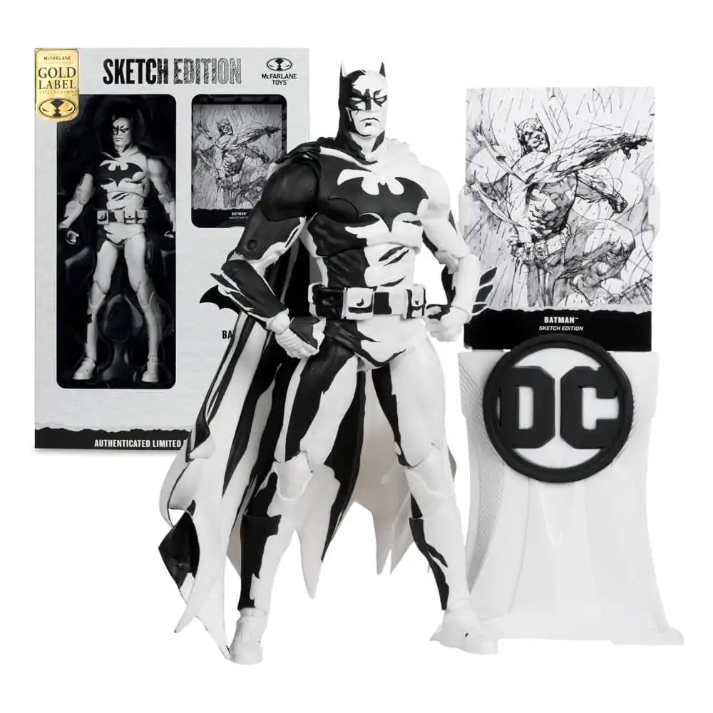 DC Multiverse Actionfigur Batman Hush (Line Art) (Gold Label) 18 cm Produktfoto