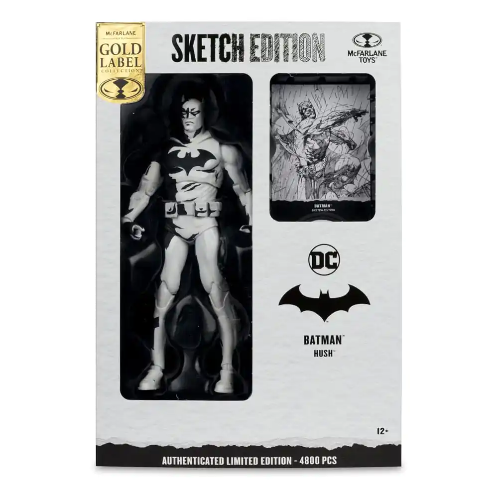 DC Multiverse Actionfigur Batman Hush (Line Art) (Gold Label) 18 cm Produktfoto
