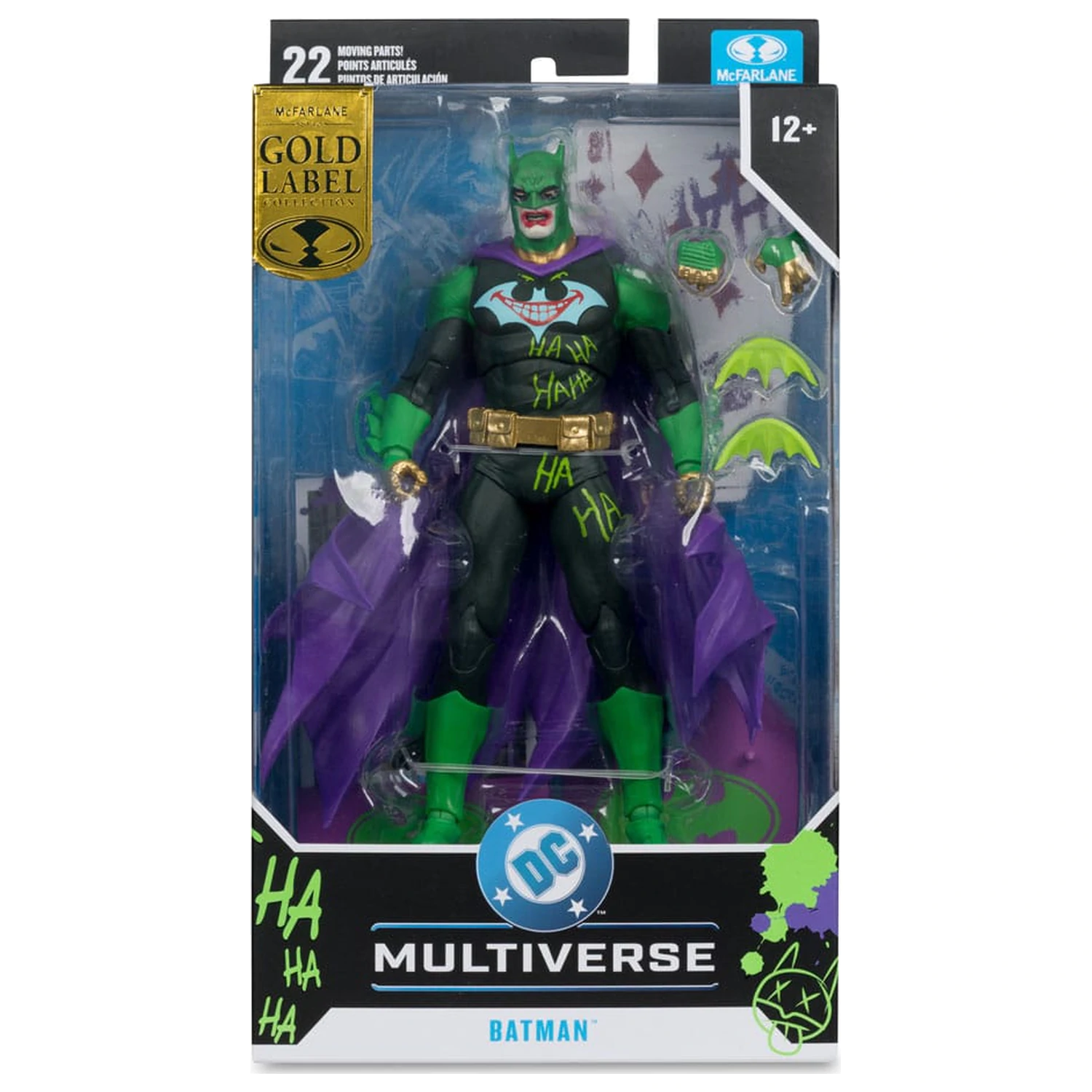 DC Multiverse Action-Figur Batman (Joker War) (Jokerized) (Gold Label) 18 cm Produktfoto
