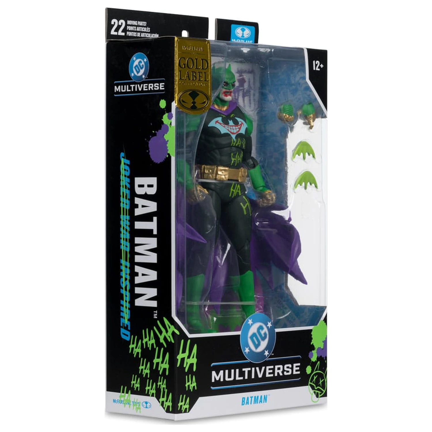 DC Multiverse Action-Figur Batman (Joker War) (Jokerized) (Gold Label) 18 cm Produktfoto