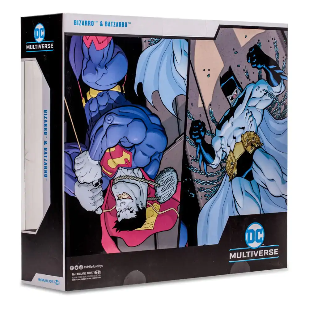 DC Multiverse Actionfiguren 2er-Pack Bizarro & Batzarro 18 cm termékfotó